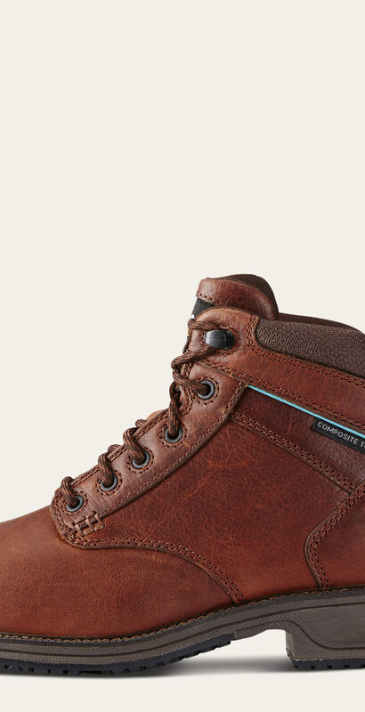 Casual Work Mid Lace SD Composite Toe Work Boot Side
